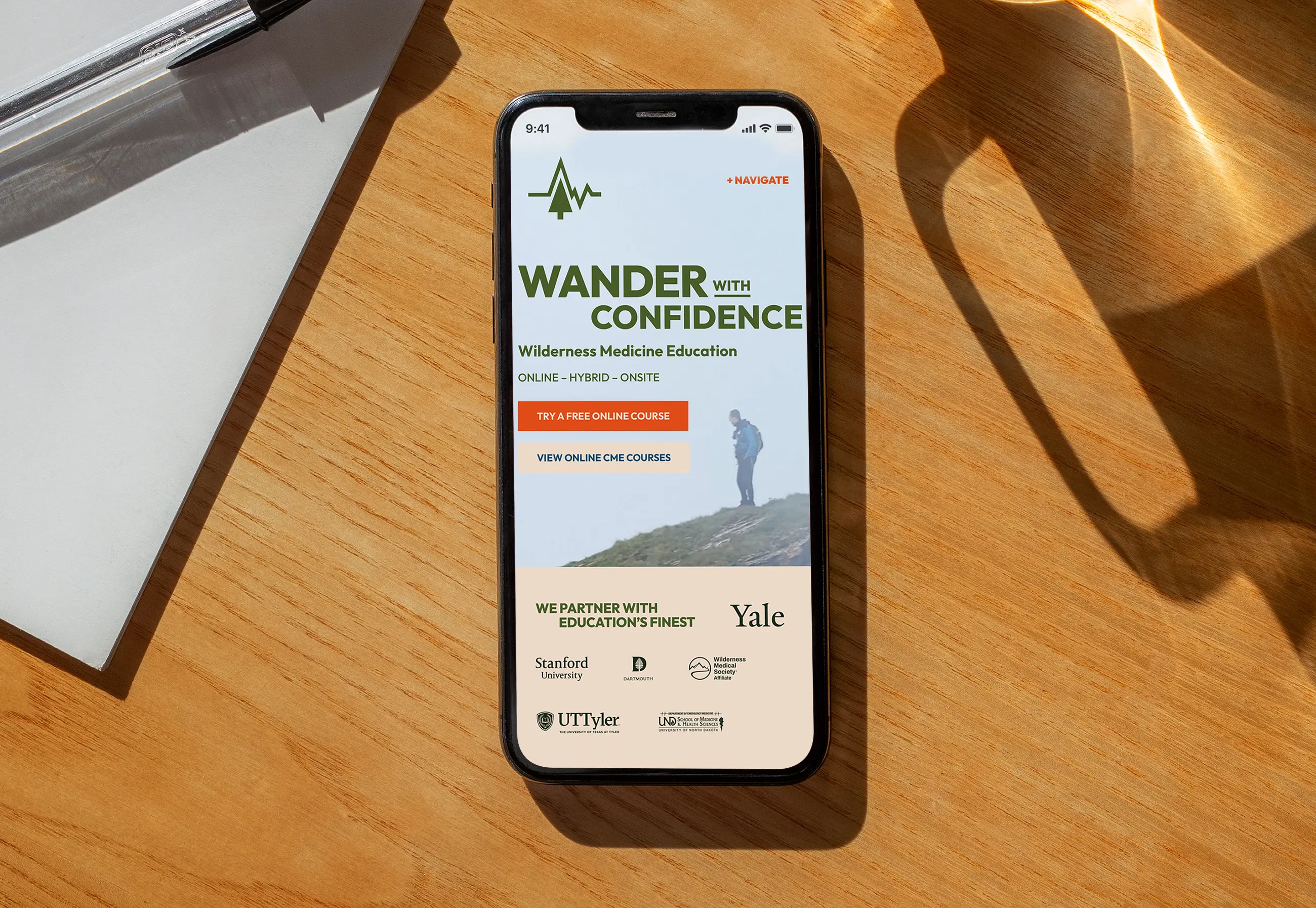 Adventure Med Mobile Website