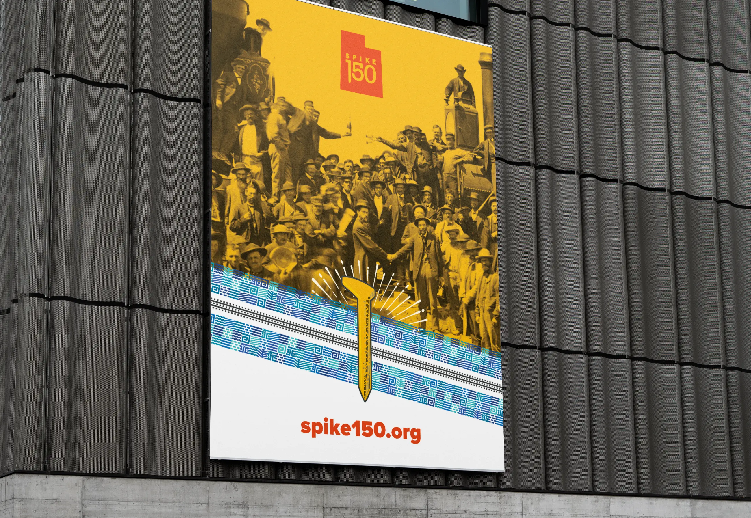 Spike 150 On Building Signage